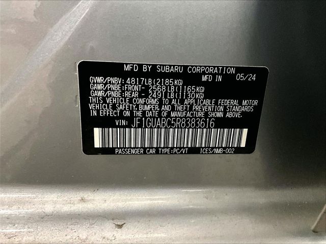 2024 Subaru Impreza Base Silver at Rafferty Subaru