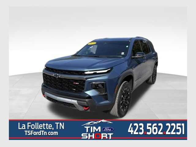 Lakeshore Blue Metallic 2025 Chevrolet Traverse SUV / Crossover Four-Wheel Drive 8-Speed Automatic