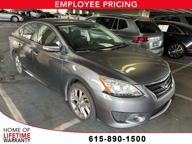 Gray (Gun Metallic) 2015 Nissan Sentra Sedan Front-Wheel Drive Continuously Variable Transmission