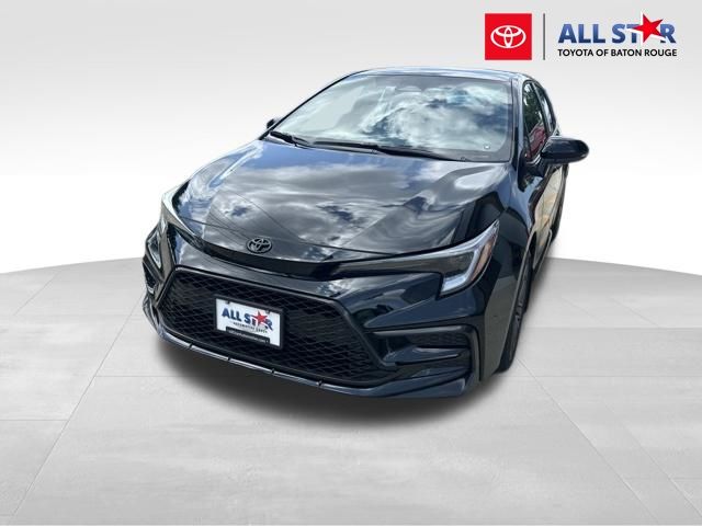 Midnight Black 2026 Toyota Corolla Sedan Front-Wheel Drive Continuously Variable Transmission