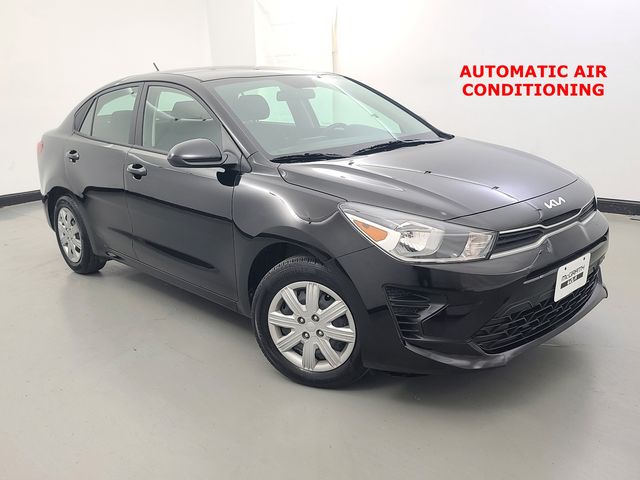 Aurora Black 2022 Kia Rio LX FWD Sedan Front-Wheel Drive Continuously Variable Transmission
