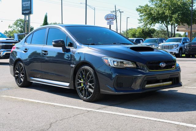 Dark Gray Metallic 2018 Subaru WRX STI Sedan All-Wheel Drive 6-Speed Manual
