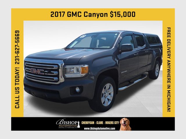 Cyber Gray Metallic 2017 GMC Canyon Pickup Truck Four-Wheel Drive 6-Speed Automatic