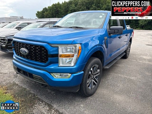 Velocity Blue Metallic 2021 Ford F-150 Pickup Truck Four-Wheel Drive Automatic