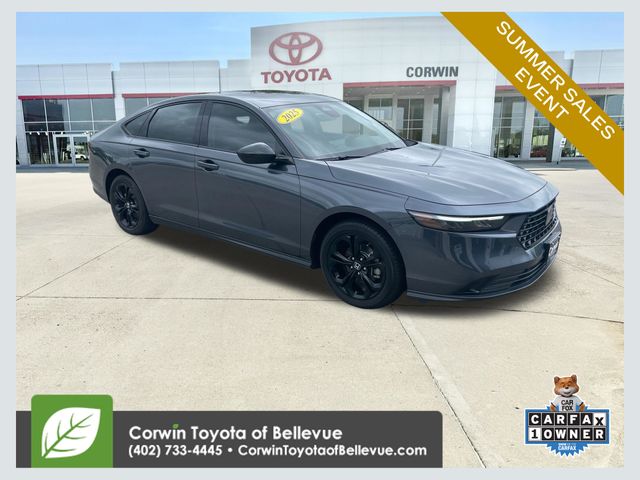 Meteorite Gray Metallic 2025 Honda Accord Sedan Front-Wheel Drive Continuously Variable Transmission