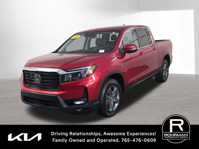 Radiant Red Metallic II 2023 Honda Ridgeline RTL AWD Pickup Truck All-Wheel Drive 9-Speed Automatic