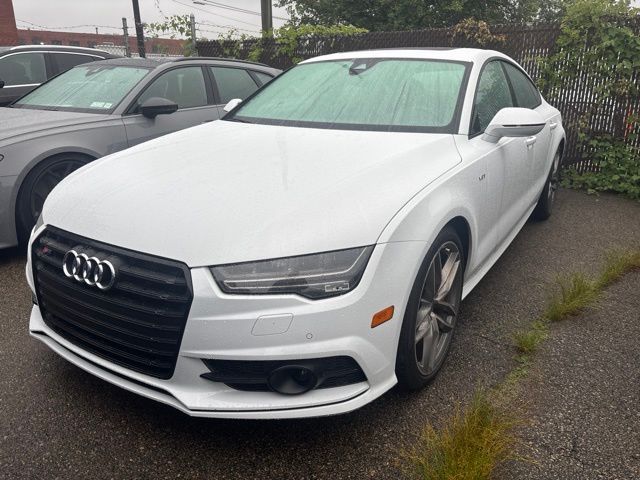 Glacier White 2018 Audi S7 Sedan All-Wheel Drive 7-Speed Automatic
