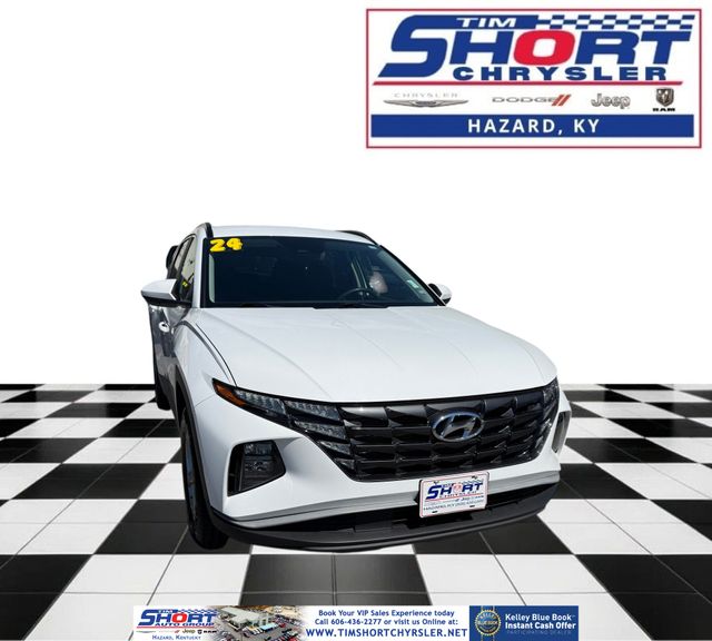 White Pearl 2024 Hyundai Tucson SUV / Crossover All-Wheel Drive 8-Speed Automatic