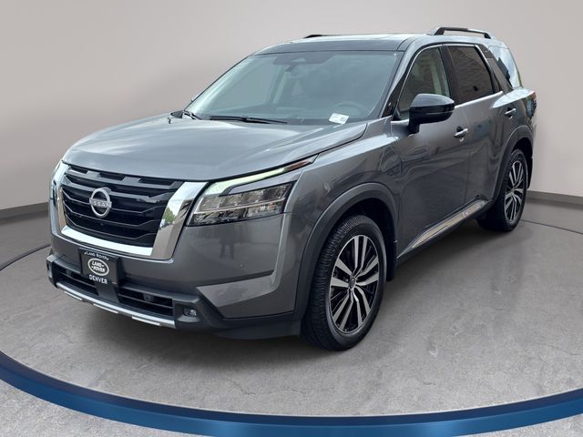 Gun Metallic/Super Black 2024 Nissan Pathfinder SUV / Crossover All-Wheel Drive 9-Speed Automatic