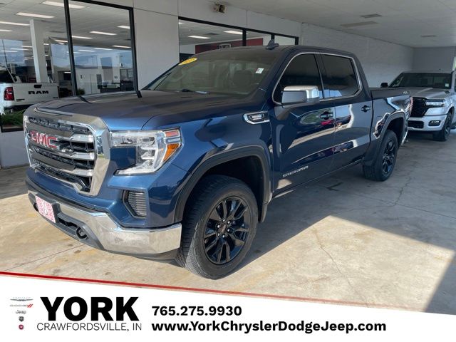 Pacific Blue Metallic 2021 GMC Sierra 1500 Pickup Truck Four-Wheel Drive Automatic