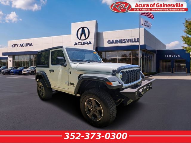 Bright White Clearcoat 2025 Jeep Wrangler Sport 2-Door 4WD SUV / Crossover Four-Wheel Drive 8-Speed Automatic