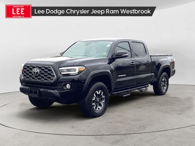 Black 2023 Toyota Tacoma TRD Off Road Double Cab LB 4WD Pickup Truck Four-Wheel Drive 6-Speed Automatic