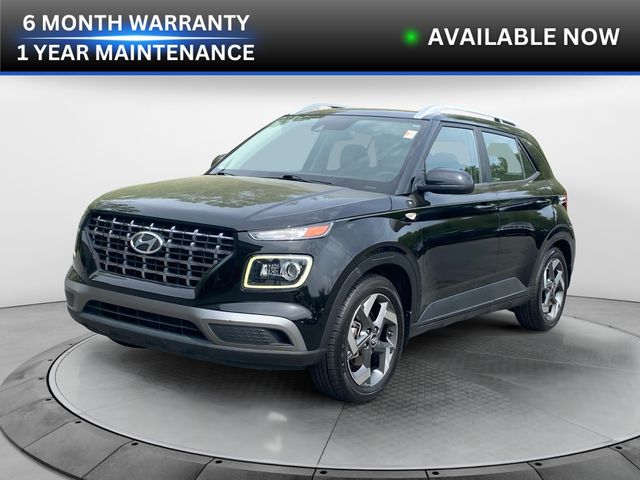 Black Noir Pearl 2020 Hyundai Venue SEL FWD SUV / Crossover Front-Wheel Drive Continuously Variable Transmission