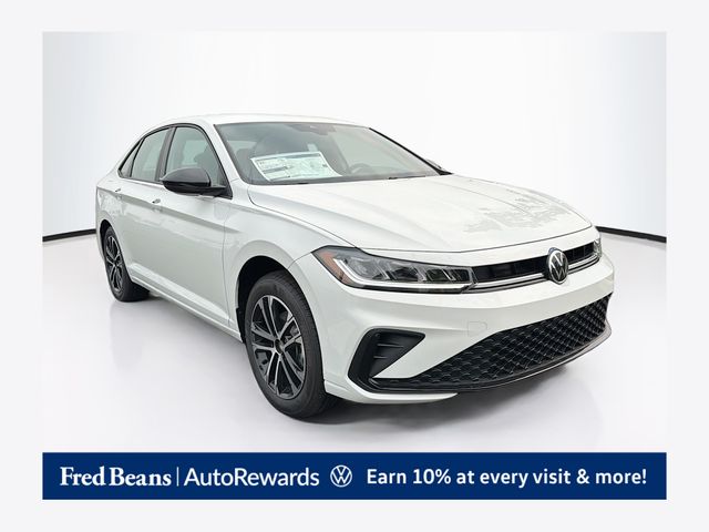 Pure White 2026 Volkswagen Jetta Sedan Front-Wheel Drive 8-Speed Automatic