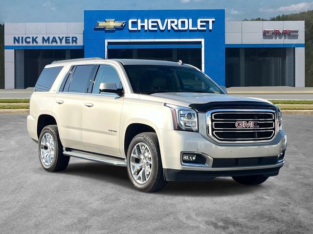 Champagne Silver Metallic 2015 GMC Yukon SUV / Crossover Four-Wheel Drive 6-Speed Automatic Overdrive