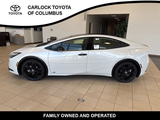 White (Wind Chill Pearl) 2026 Toyota Prius Nightshade AWD Hatchback All-Wheel Drive Continuously Variable Transmission