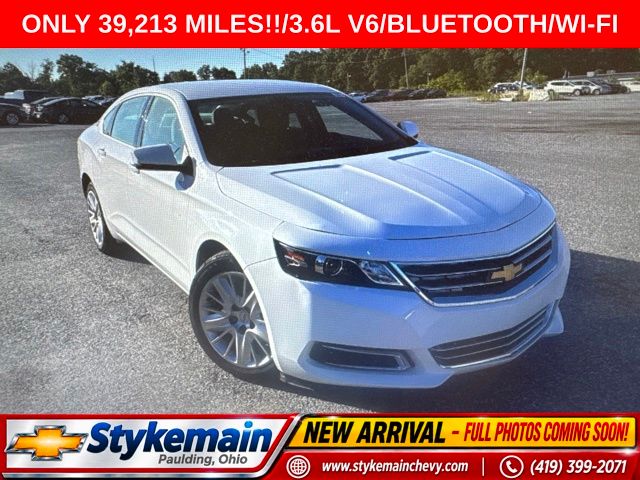 Summit White 2017 Chevrolet Impala Sedan Front-Wheel Drive 6-Speed Automatic Overdrive