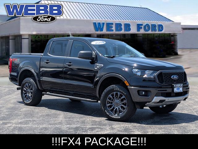 Shadow Black 2020 Ford Ranger Pickup Truck Four-Wheel Drive Automatic
