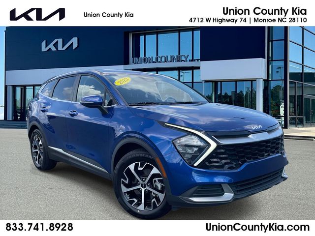 Sapphire Blue 2023 Kia Sportage SUV / Crossover Front-Wheel Drive 8-Speed Automatic