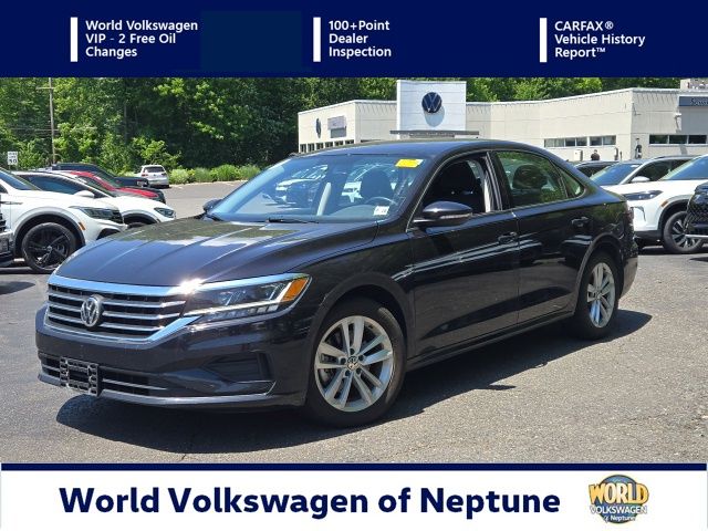 Deep Black Pearl 2021 Volkswagen Passat 2.0T S FWD Sedan Front-Wheel Drive 6-Speed Automatic