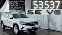 Pure White 2021 Volkswagen Atlas V6 SE FWD with Technology SUV / Crossover Front-Wheel Drive 8-Speed Automatic