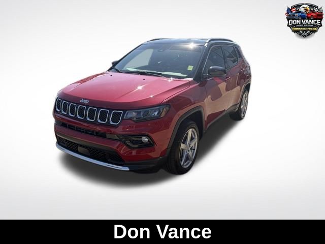 Red 2024 Jeep Compass Limited 4WD SUV / Crossover Four-Wheel Drive 8-Speed Automatic