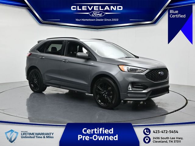 Gray Metallic 2021 Ford Edge SUV / Crossover Front-Wheel Drive 8-Speed Automatic