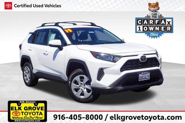 Super White 2019 Toyota RAV4 SUV / Crossover All-Wheel Drive 8-Speed Automatic