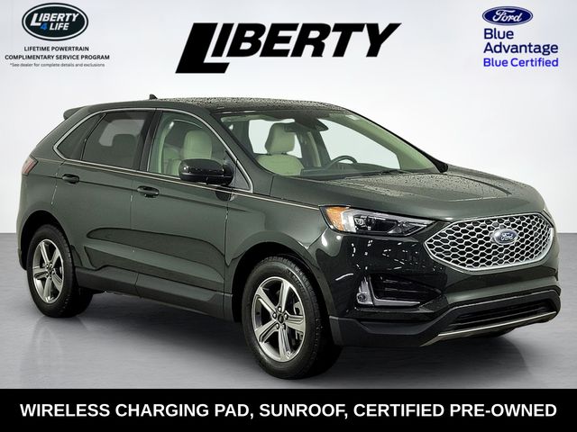Forged Green Metallic 2024 Ford Edge SUV / Crossover All-Wheel Drive 8-Speed Automatic