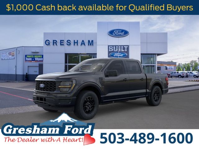 Agate Black Metallic 2026 Ford F-150 Pickup Truck Four-Wheel Drive Automatic