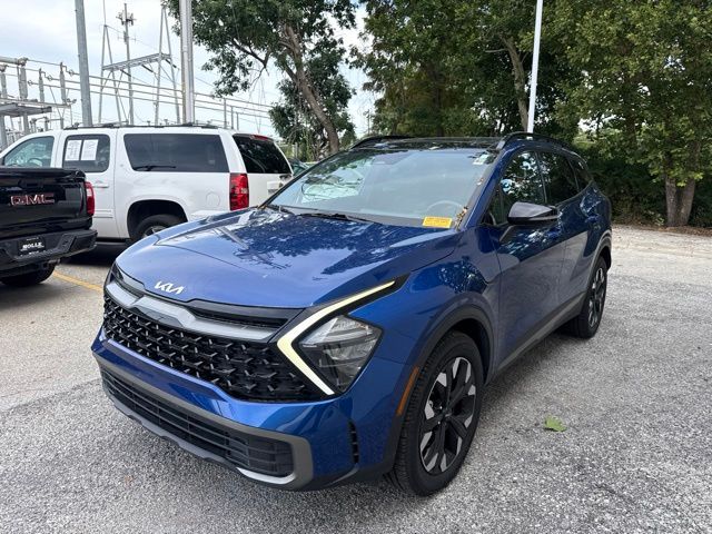 Sapphire Blue 2023 Kia Sportage SUV / Crossover All-Wheel Drive 8-Speed Automatic