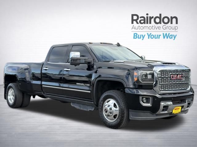 Onyx Black 2019 GMC Sierra 3500HD Pickup Truck Four-Wheel Drive 6-Speed Automatic