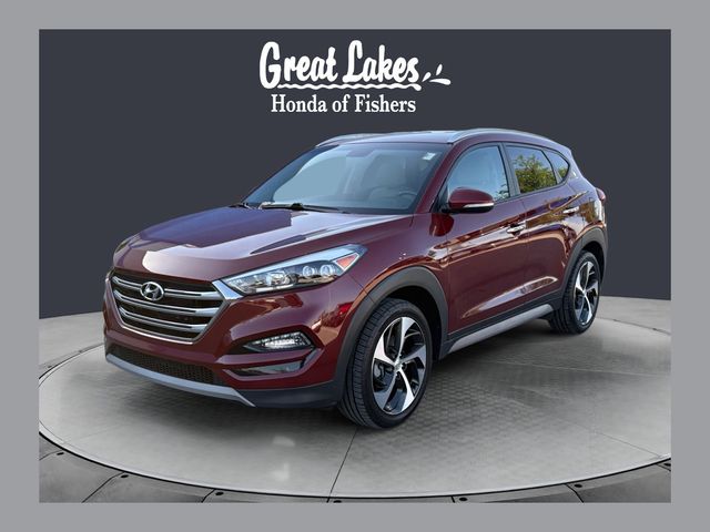 Gemstone Red 2018 Hyundai Tucson 1.6T Limited AWD SUV / Crossover All-Wheel Drive 7-Speed Automatic