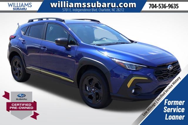 Sapphire Blue Pearl 2025 Subaru Crosstrek SUV / Crossover All-Wheel Drive Continuously Variable Transmission