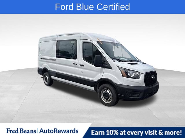 Oxford White 2024 Ford Transit Cargo Van Rear-Wheel Drive