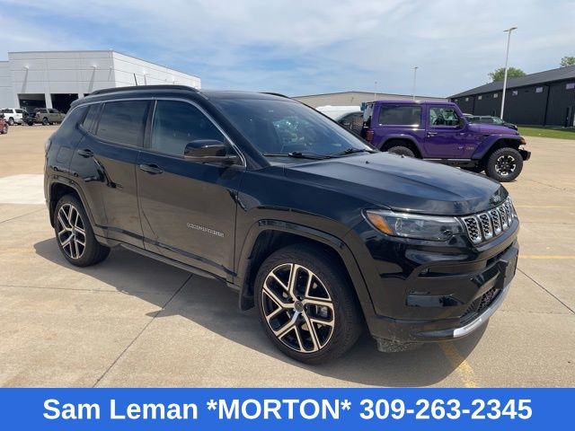 Diamond Black Crystal PC 2025 Jeep Compass Limited 4WD SUV / Crossover Four-Wheel Drive 8-Speed Automatic