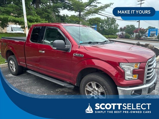 Ruby Red Metallic Tinted Clearcoat 2017 Ford F-150 Pickup Truck Four-Wheel Drive 6-Speed Automatic