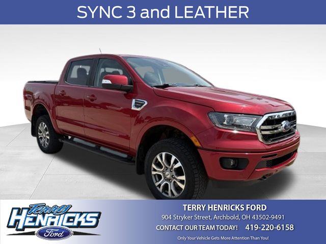 Rapid Red Metallic Tinted Clearcoat 2020 Ford Ranger Pickup Truck Four-Wheel Drive Automatic