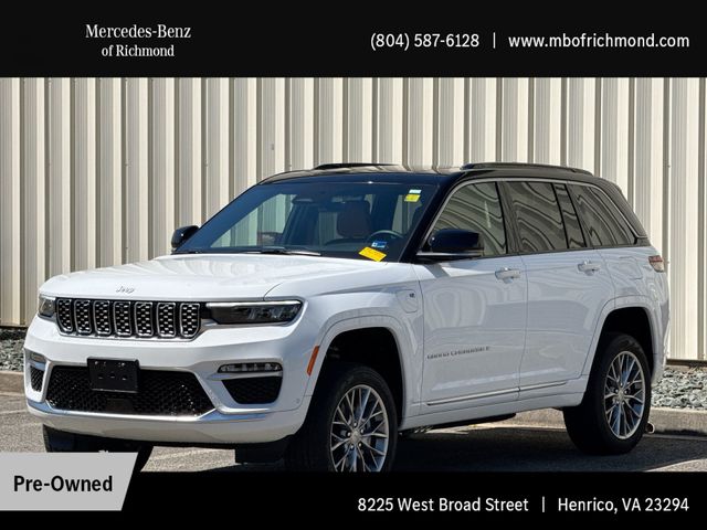 Bright White Clearcoat 2024 Jeep Grand Cherokee 4xe Summit 4WD SUV / Crossover Four-Wheel Drive 8-Speed Automatic