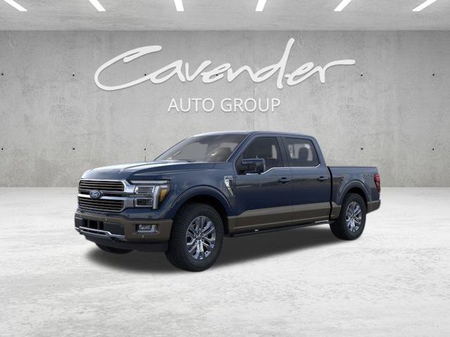 Blue 2026 Ford F-150 King Ranch SuperCrew 4WD Pickup Truck Four-Wheel Drive Automatic