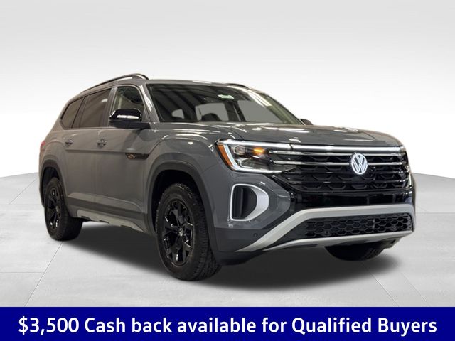 Pure Gray 2026 Volkswagen Atlas SUV / Crossover All-Wheel Drive 8-Speed Automatic