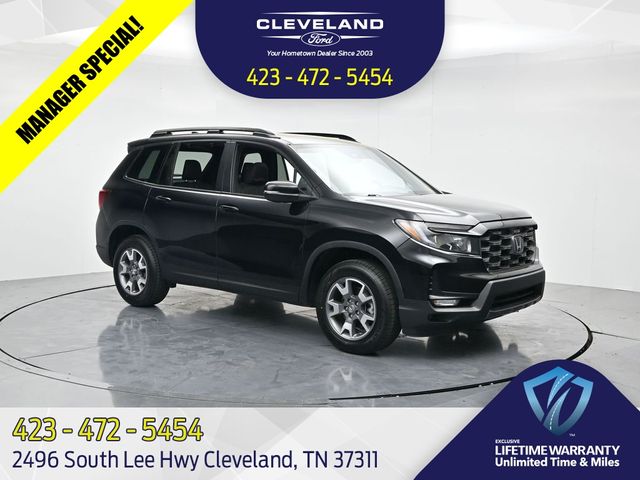 Black 2022 Honda Passport TrailSport AWD SUV / Crossover All-Wheel Drive 9-Speed Automatic