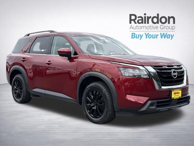 Red (Scarlet Ember) 2024 Nissan Pathfinder SUV / Crossover Front-Wheel Drive 9-Speed Automatic