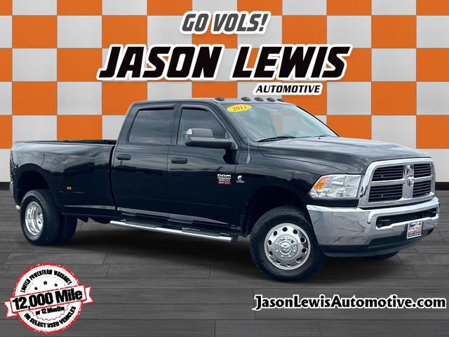 Black Clearcoat 2012 RAM 3500 Pickup Truck Four-Wheel Drive 6-Speed Automatic