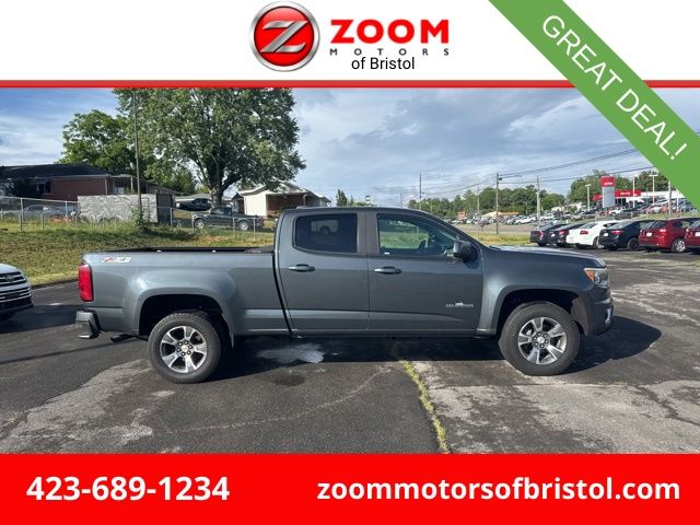 Cyber Gray Metallic 2017 Chevrolet Colorado Pickup Truck Four-Wheel Drive 8-Speed Automatic