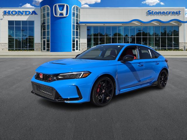 Boost Blue Pearl 2024 Honda Civic Type R FWD Hatchback Front-Wheel Drive 6-Speed Manual