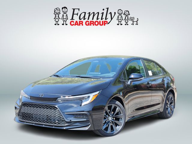 Black 2026 Toyota Corolla SE FWD Sedan Front-Wheel Drive Continuously Variable Transmission