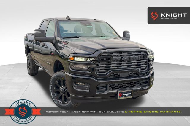 Diamond Black Crystal Pearlcoat 2026 RAM 2500 Pickup Truck Four-Wheel Drive 8-Speed Automatic
