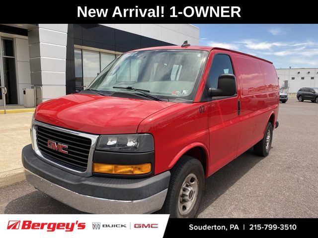 Cardinal Red 2020 GMC Savana Cargo Van Rear-Wheel Drive 6-Speed Automatic Overdrive