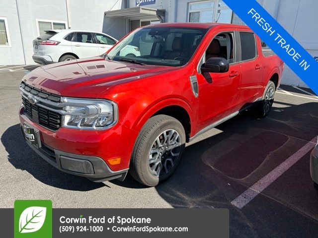 Hot Pepper Red Metallic Tinted Clearcoat 2024 Ford Maverick Pickup Truck Front-Wheel Drive Continuously Variable Transmission